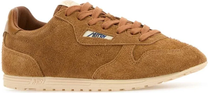 Camel Suede Windspin Sneakers - Image 2