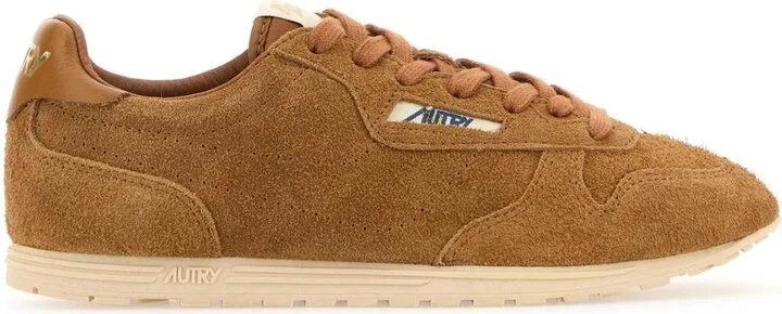 Camel Suede Windspin Sneakers
