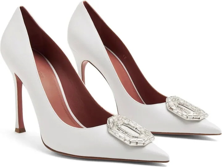 Camelia 105mm satin pumps - Image 2