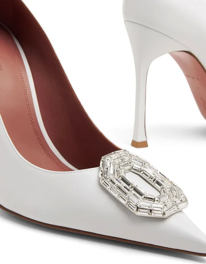 Camelia 105mm satin pumps - Image 4