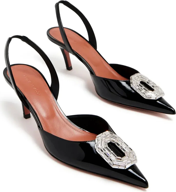 Camelia 60mm crystal-buckle pumps - Image 4