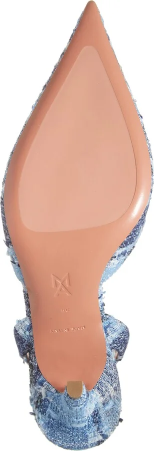 Camelia Crystal Buckle Pointed Toe Slingback Pump - Image 6