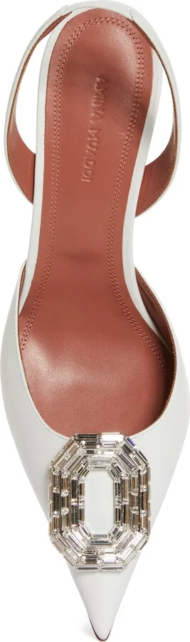 Camelia Crystal Buckle Slingback Pump - Image 5