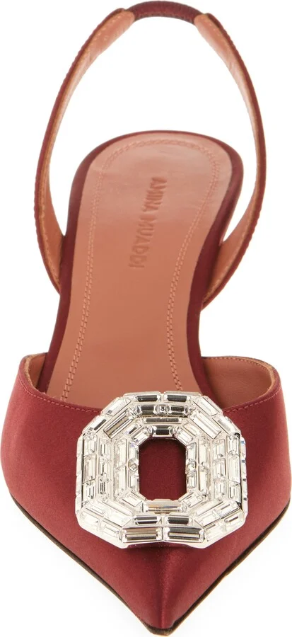Camelia Crystal Buckle Slingback Pump - Image 4