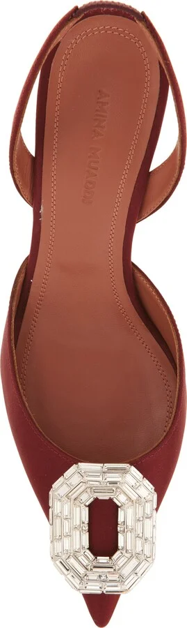 Camelia Crystal Buckle Slingback Pump - Image 5