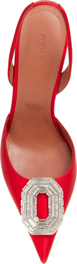 Camelia Crystal Buckle Slingback Pump - Image 5