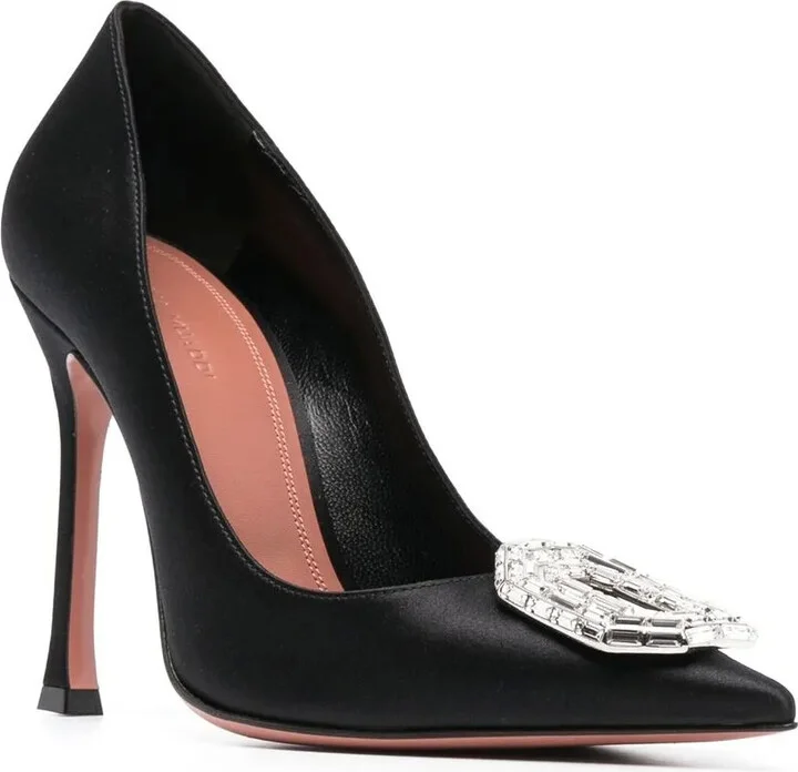 Camelia crystal-embellished 105mm pumps - Image 2