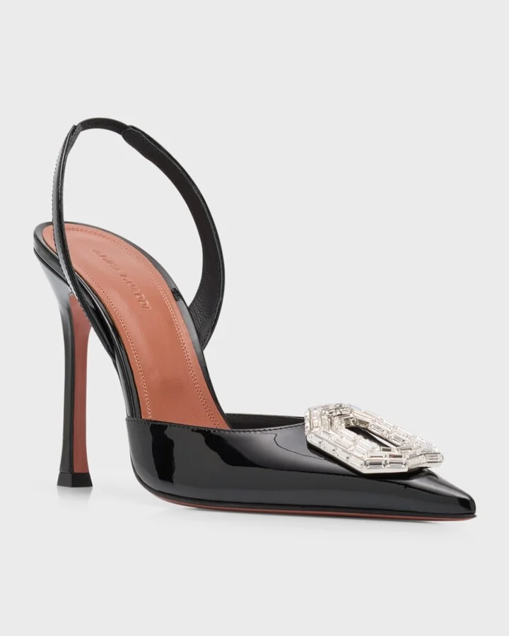 Camelia Ombre Patent Halter Pumps - Image 4