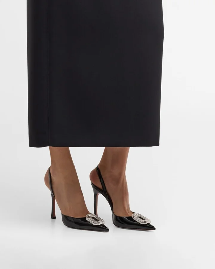 Camelia Ombre Patent Halter Pumps - Image 9