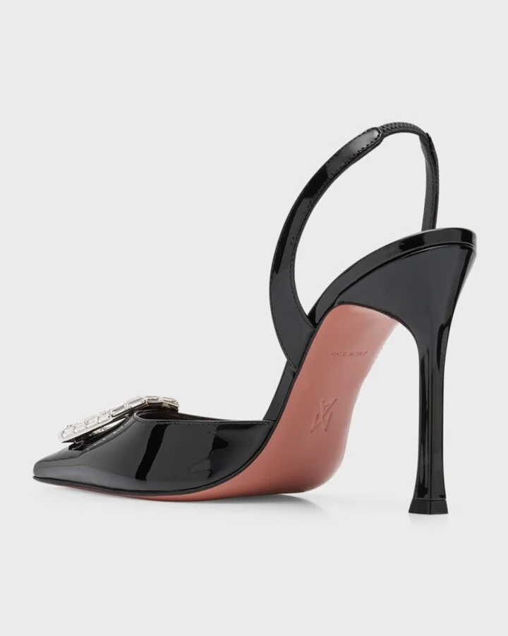 Camelia Ombre Patent Halter Pumps - Image 11