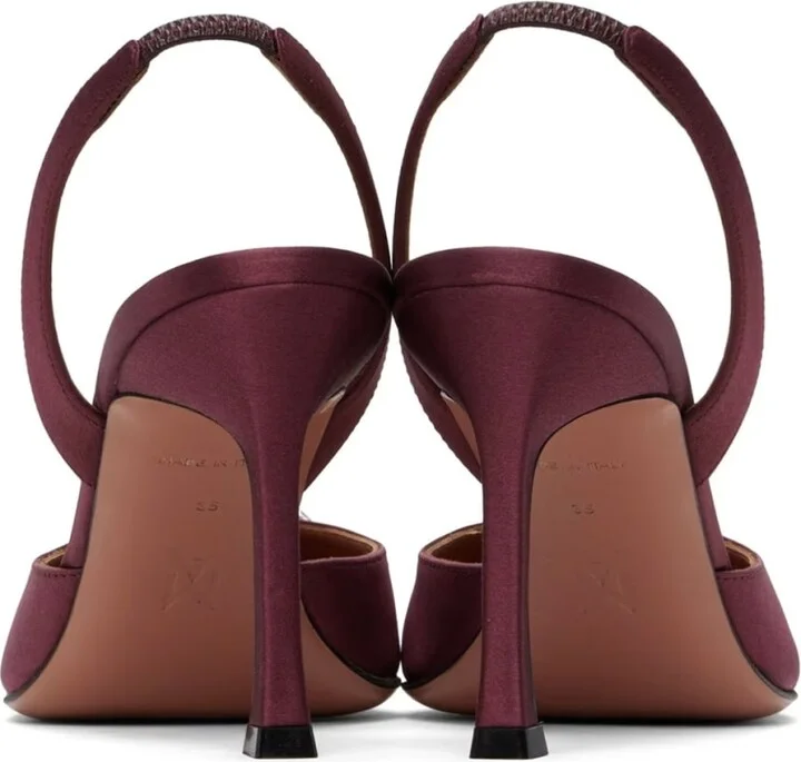 Camelia Sling 90 Satin Pumps - Image 3