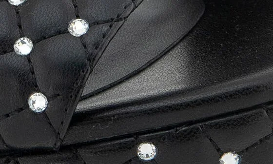 Camera Crystals Slingback Platform Sandal - Image 8