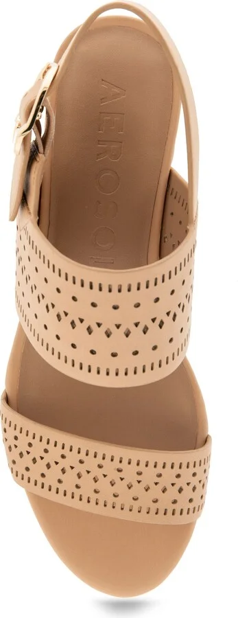 Camera Perforated Slingback Platform Sandal - Image 4