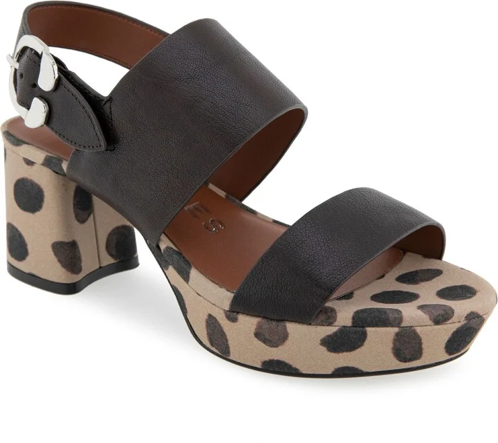 Java Spotted Print Leather
