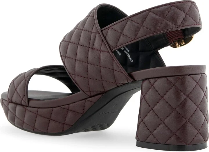 Camera Quilted Slingback Platform Sandal - Image 2