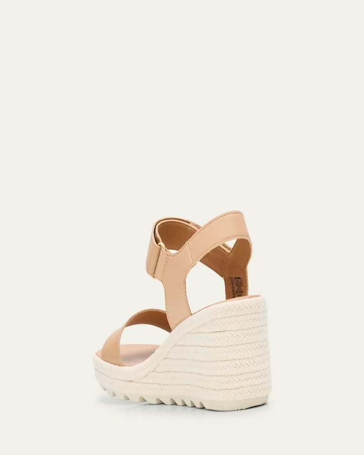 Cameron Leather Grip Espadrille Sandals - Image 3