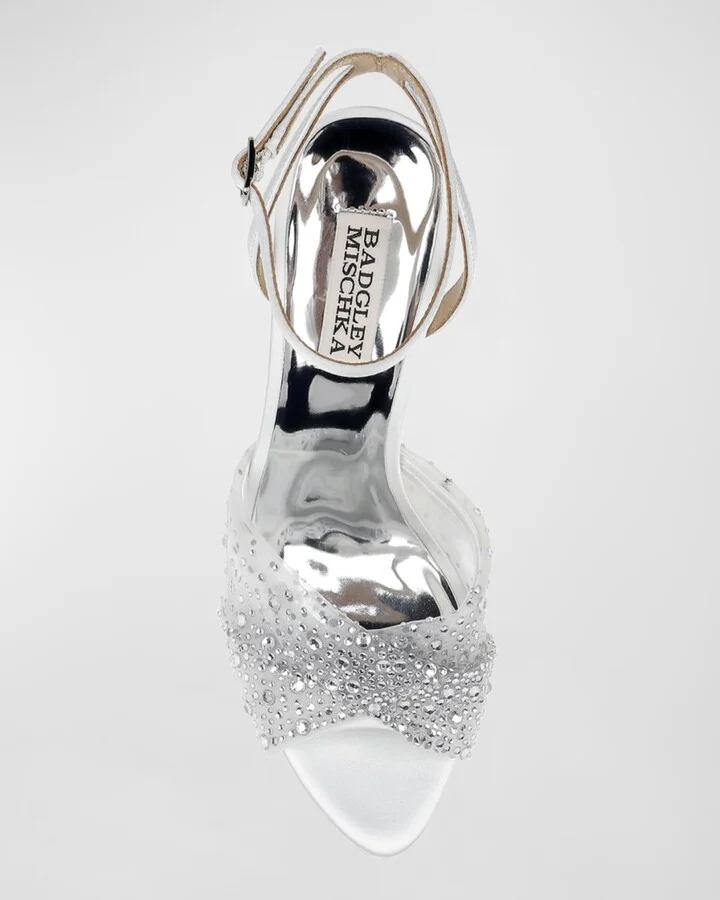 Cameryn Embellished Mesh Ankle-Strap Sandals - Image 11