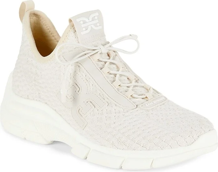 Cami Woven Design Low Top Sneakers - Image 2