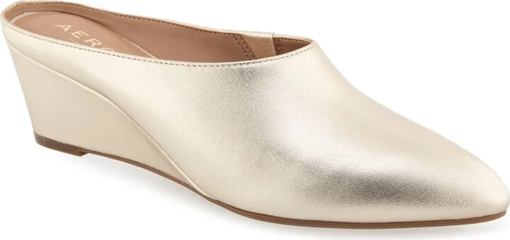 GOLD METALLIC LEATHER