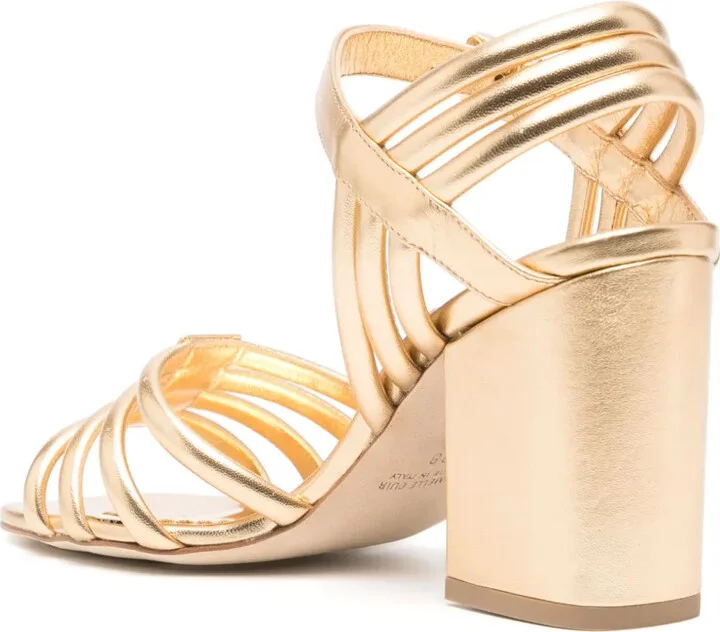 Camila 85mm leather sandals - Image 3