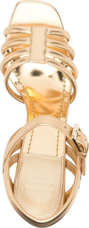 Camila 85mm leather sandals - Image 4
