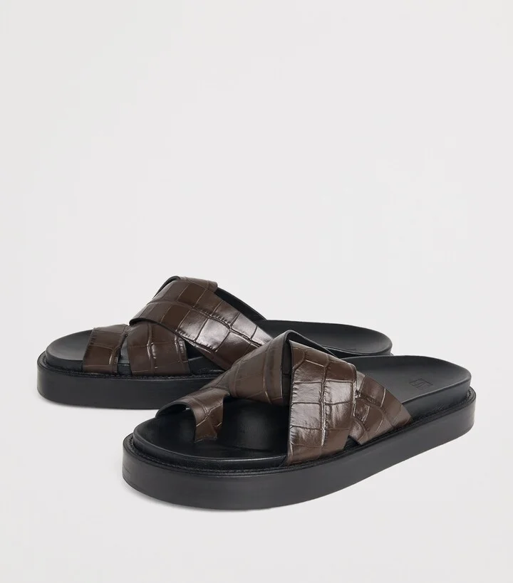 Camilla And Marc Leather Herman Sandals - Image 3