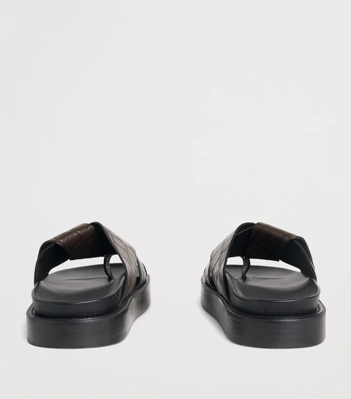 Camilla And Marc Leather Herman Sandals - Image 4