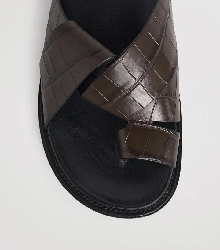Camilla And Marc Leather Herman Sandals - Image 5