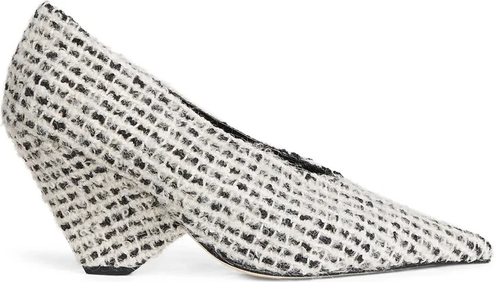 Camilla And Marc Wool Bouclé Rhys Pumps 80
