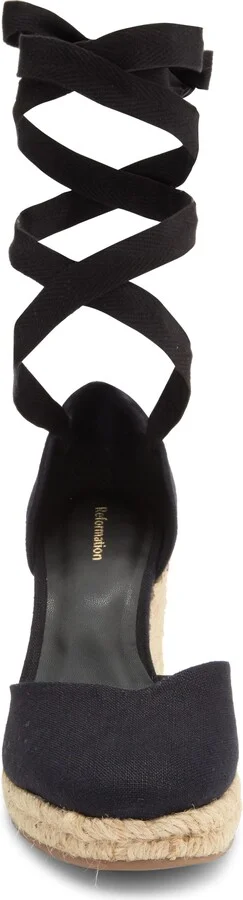 Camilla Lace Up Espadrille Wedge Sandal - Image 3
