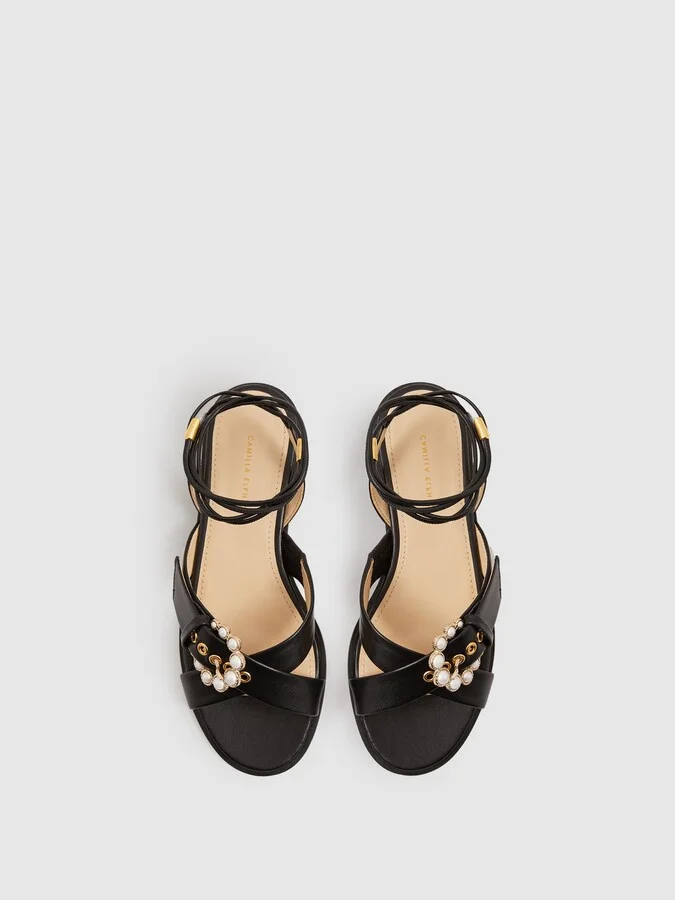 Camilla Leather Sandals - Image 2