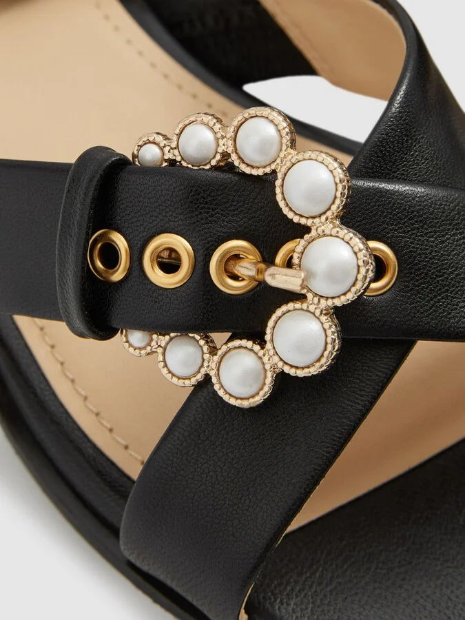 Camilla Leather Sandals - Image 4