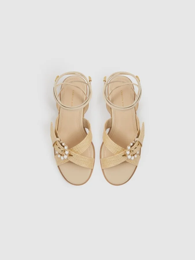 Camilla Leather Sandals - Image 2