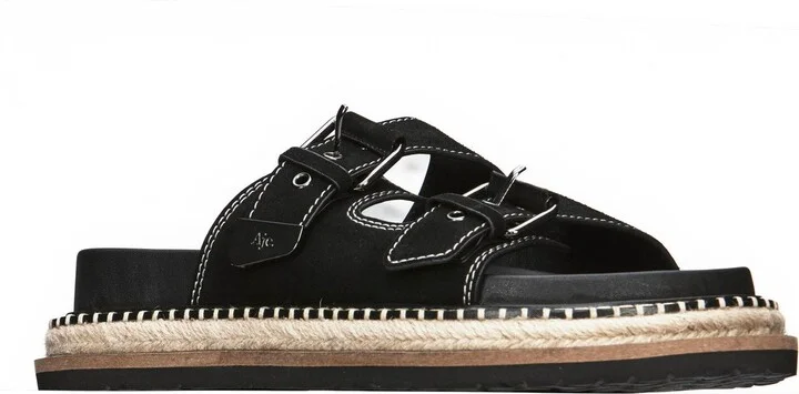 Camilla Stacked Sole Slide In Colour Black Size 35 - Image 2