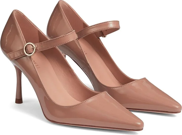 Camille Court Mary Jane Pointed Toe Pump