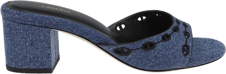 Camille Suede Heeled Sandal