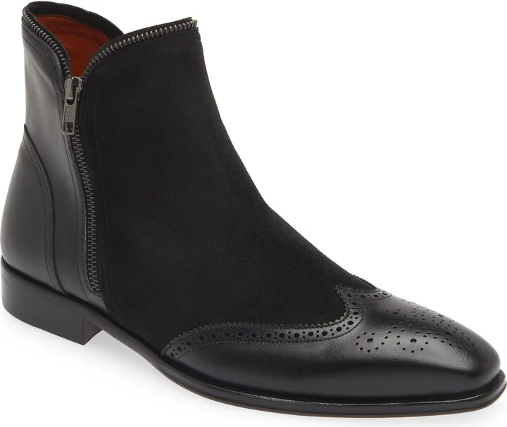 Camilleri Wingtip Ankle Boot