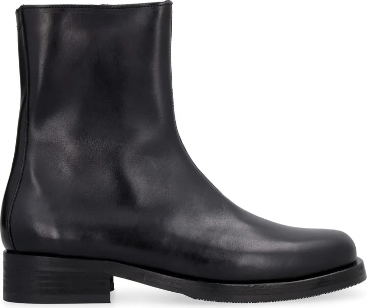 Camion Leather Ankle Boots