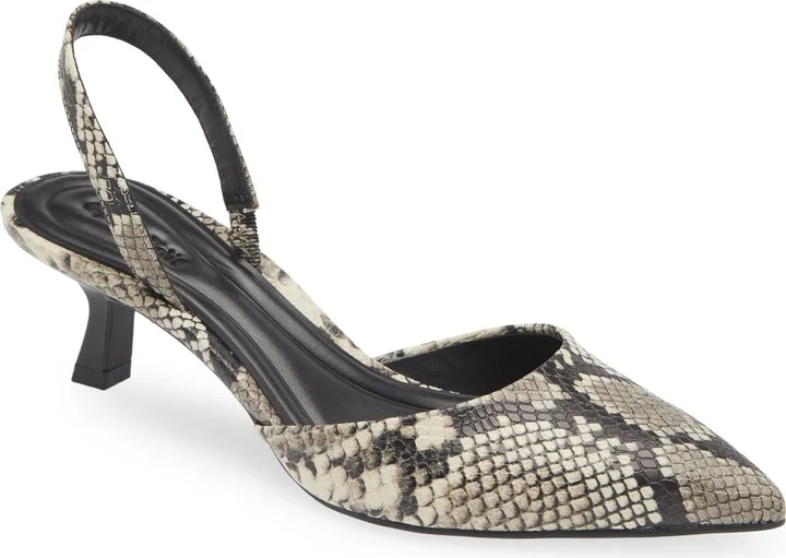 Cammie Kitten Heel Slingback Pump