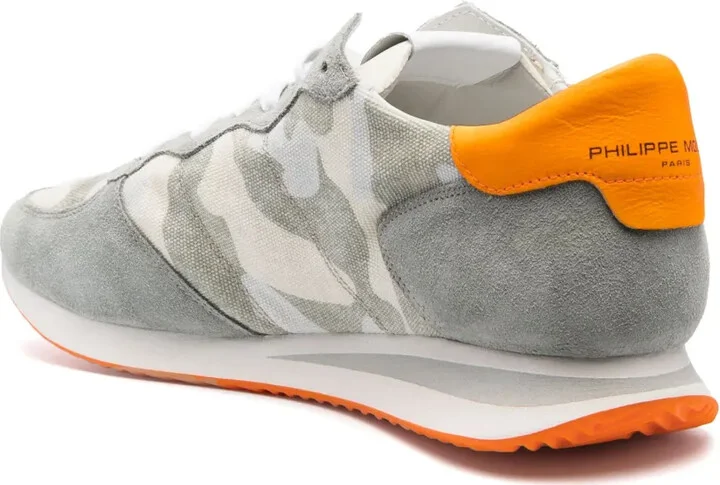 Camouflage-Panel Low-Top Sneakers - Image 3
