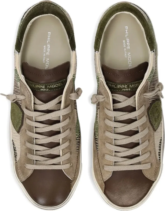 Camouflage-Patterned Low-Top Sneakers - Image 4