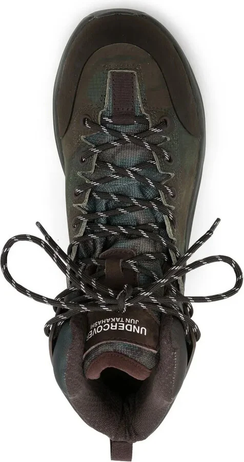Camouflage-Print Lace-Up Boots - Image 4
