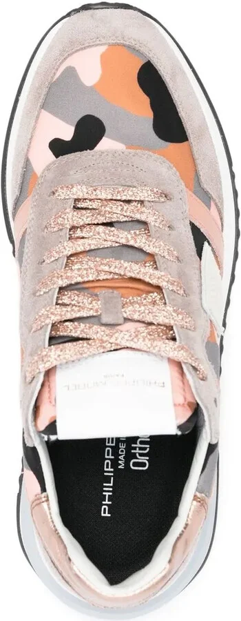 Camouflage-Print Low-Top Sneakers - Image 4