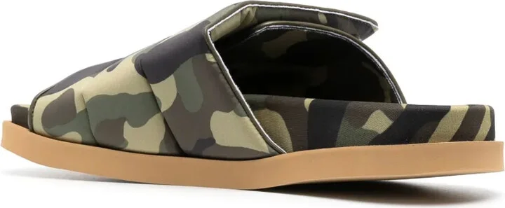 Camouflage-Print Padded Slides - Image 3
