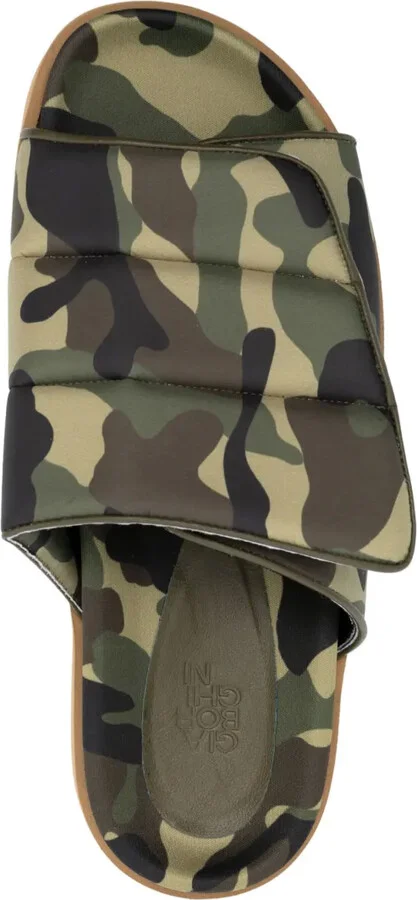 Camouflage-Print Padded Slides - Image 4