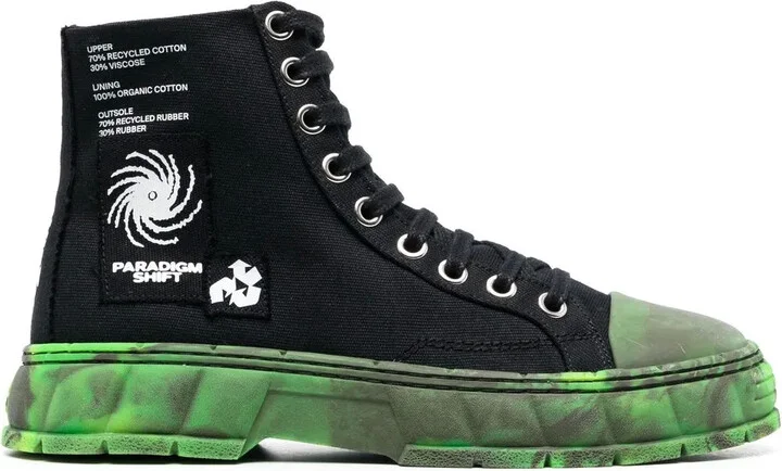 Camouflage-Print Sole Sneakers