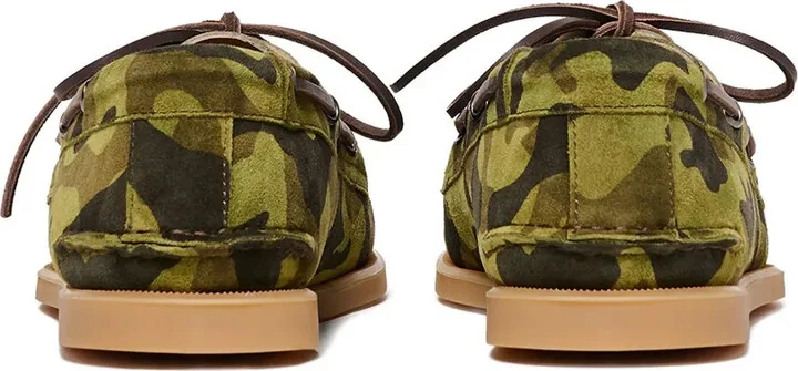 Camouflage Suede Boat Shoes - Image 3
