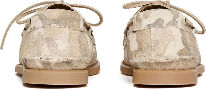 Camouflage Suede Boat Shoes - Image 3