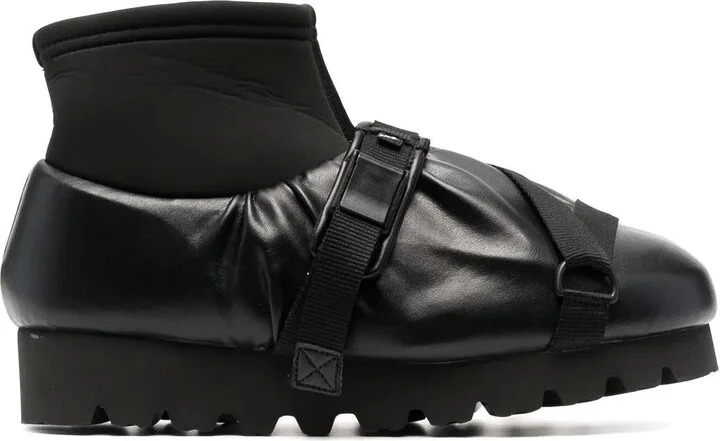 Camp buckled sneakers
