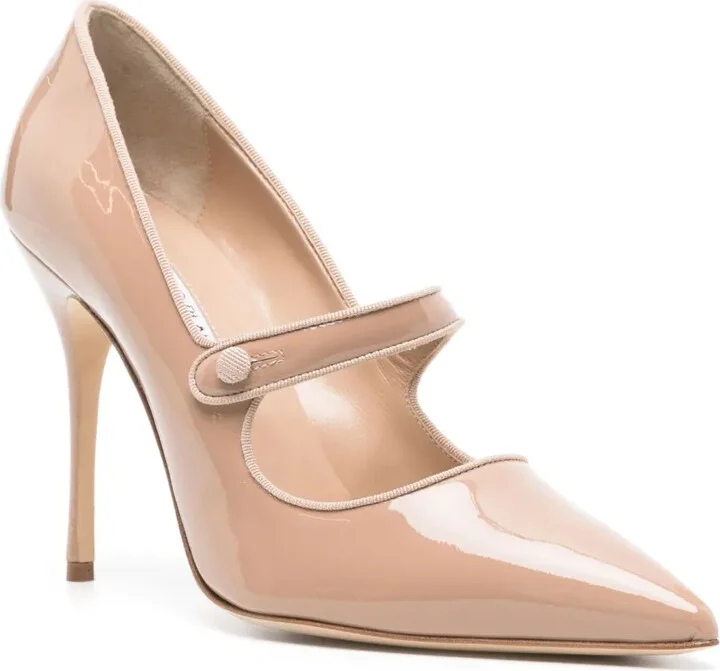 Campari 105mm patent pumps - Image 2